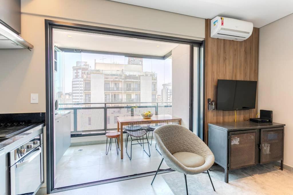 Apartamento De 1 Dormitorio No Coracao De Pinheiros Сан-Пауло Экстерьер фото